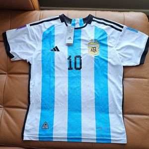 Adidas Messi World Cup Soccer Jersey Argentina 🇦🇷